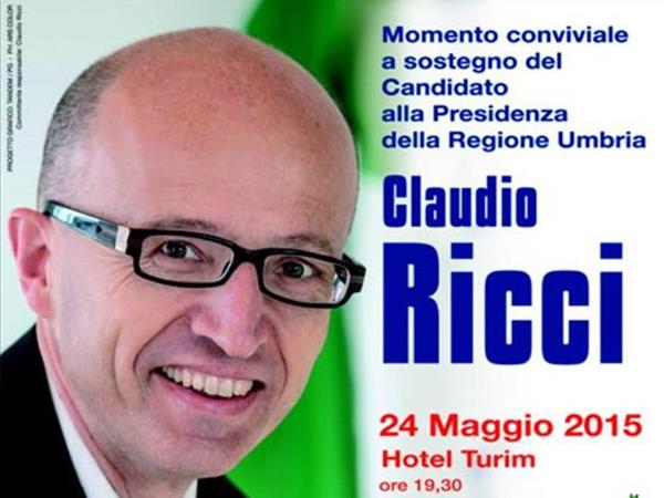 Appuntamento conviviale a sostegno di  Claudio Ricci